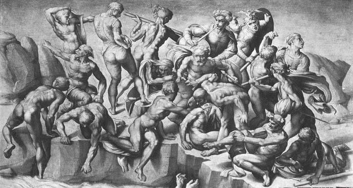 Michelangelo Buonarroti Battle of Cascina Germany oil painting art